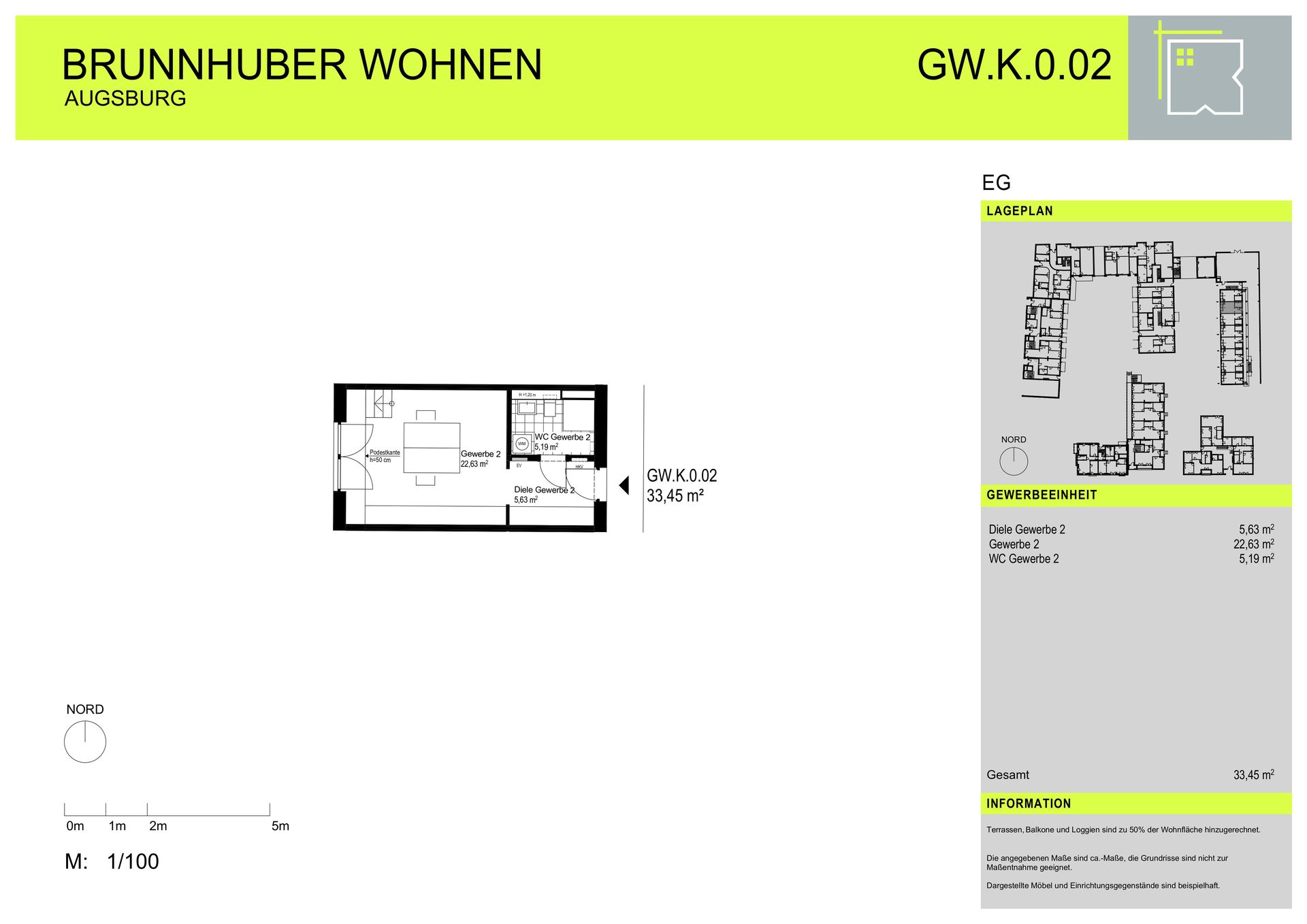 Gewerbeeinheit in Augsburg / Dieselstraße